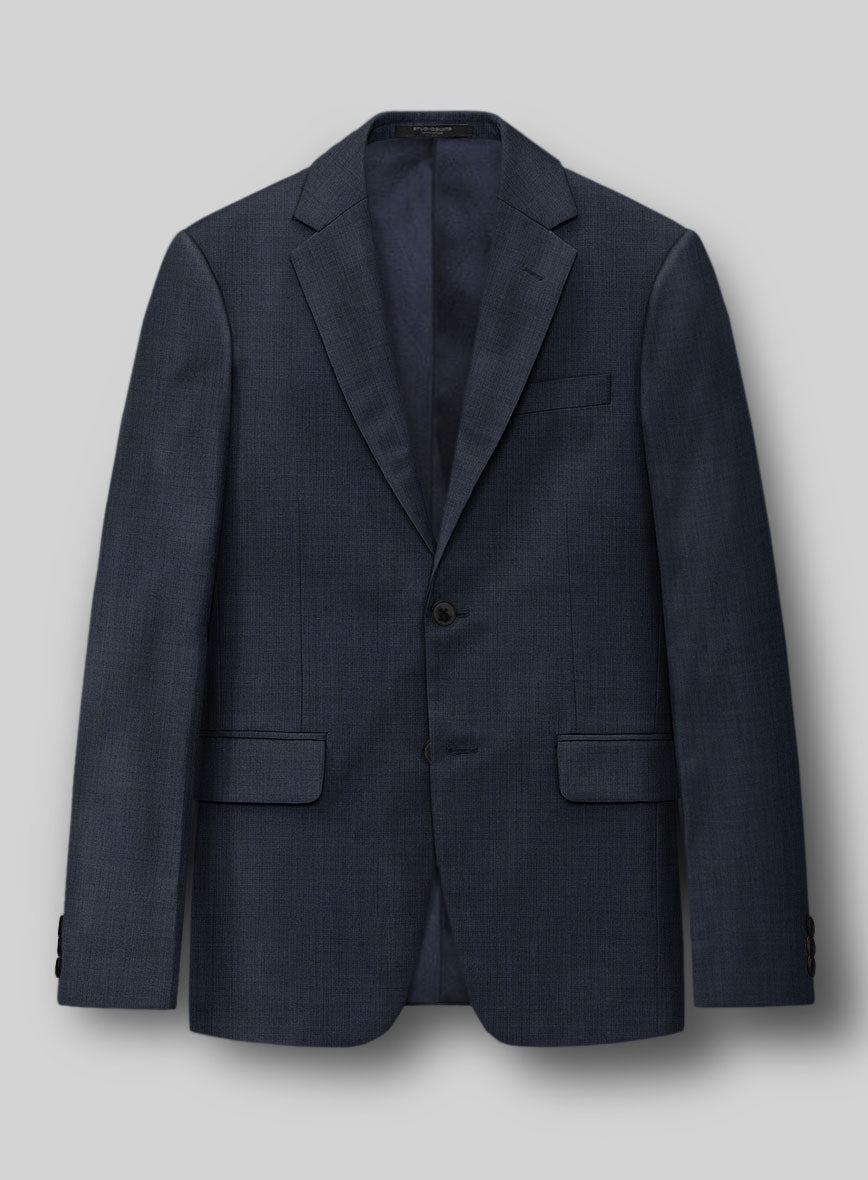 Napolean Highball Blue Wool Jacket - StudioSuits