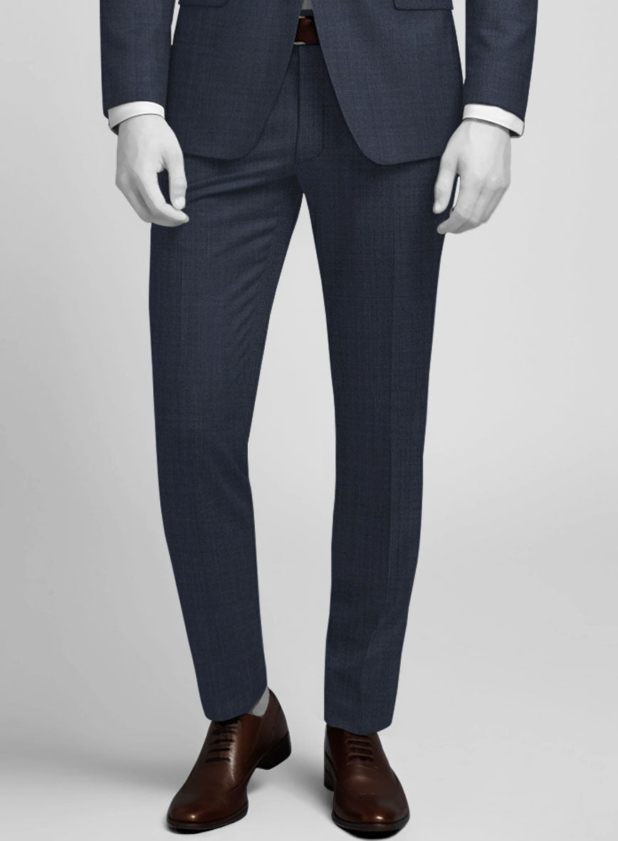 Napolean Highball Blue Wool Suit - StudioSuits