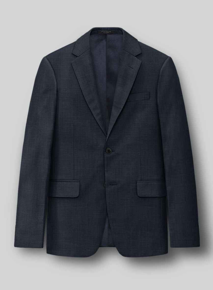Napolean Highball Blue Wool Jacket - StudioSuits