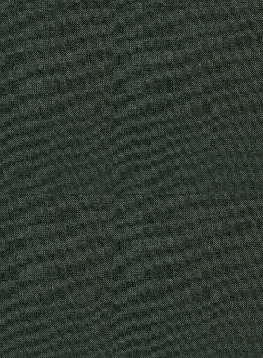 Napolean Hunter Green Wool Pants - StudioSuits