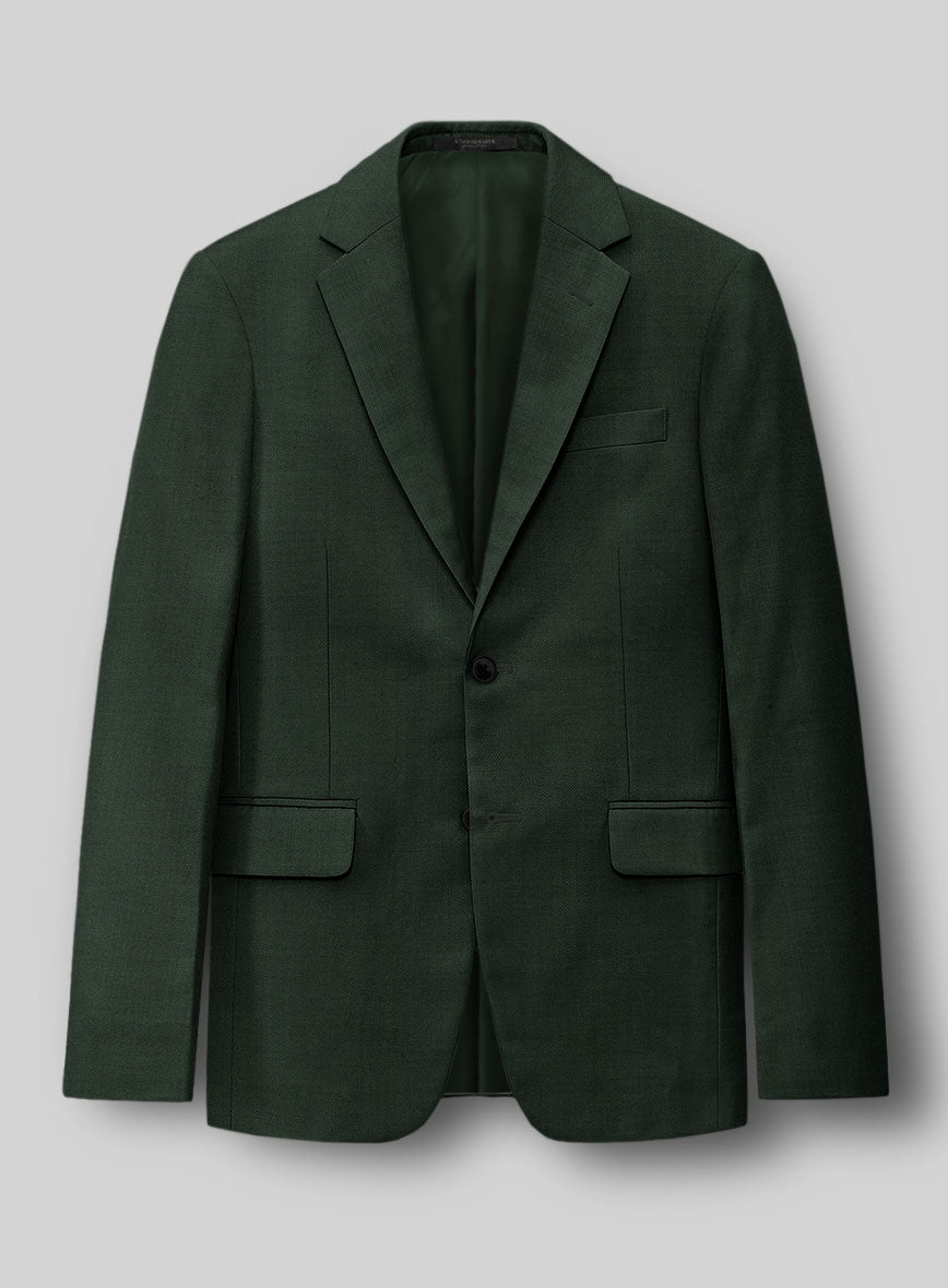 Napolean Hunter Green Wool Suit - StudioSuits