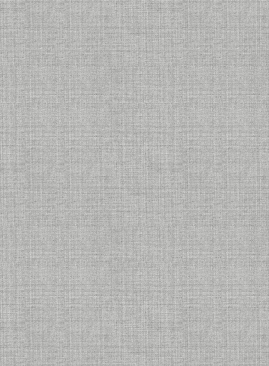Napolean Ice Gray Wool Tuxedo Suit - StudioSuits