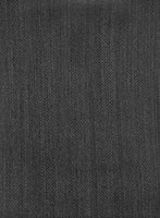Napolean Imperial Gray Herringbone Wool Pants - StudioSuits