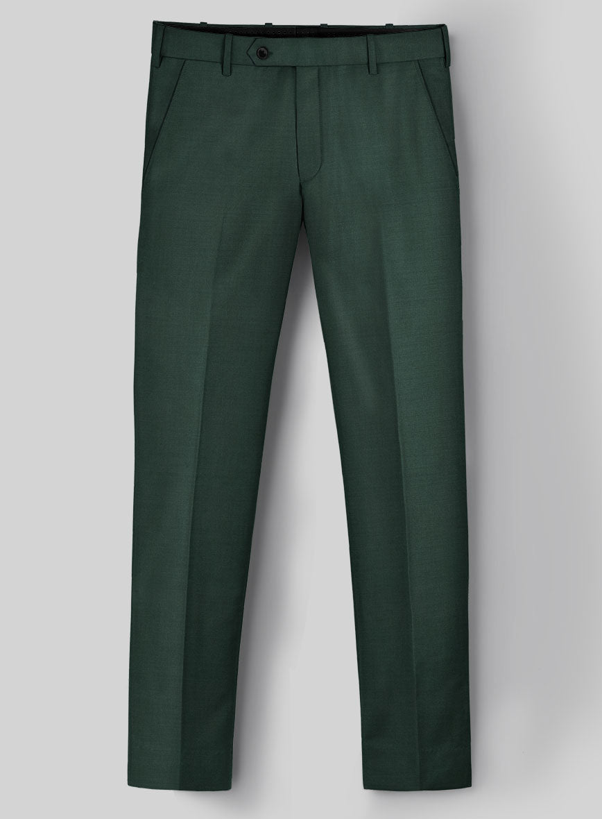 Napolean Jungle Green Wool Pants – StudioSuits