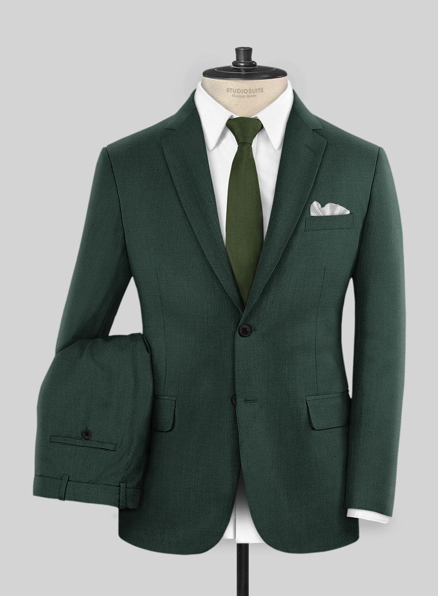 Napolean Jungle Green Wool Suit – StudioSuits