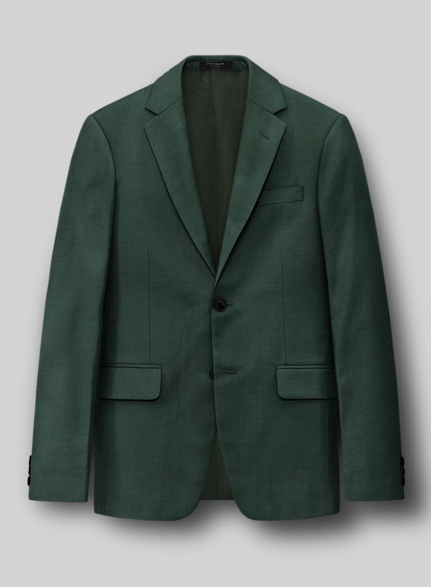 Napolean Jungle Green Wool Suit – StudioSuits