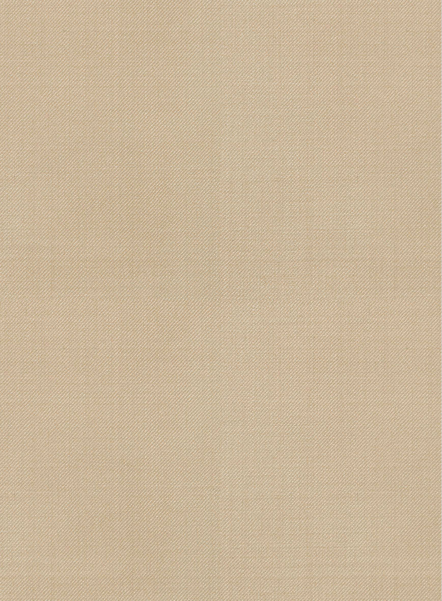 Napolean Khaki Wool Black Bar Trouser - StudioSuits