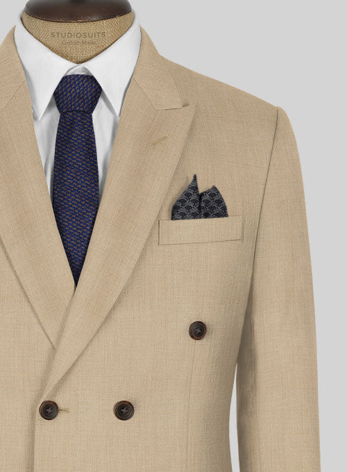 Napolean Khaki Wool Jacket - StudioSuits