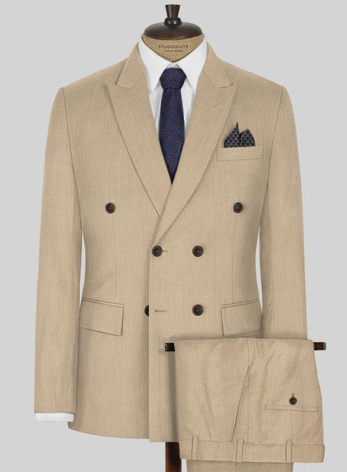 Napolean Khaki Wool Suit - StudioSuits