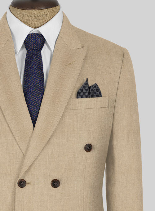 Napolean Khaki Wool Suit - StudioSuits