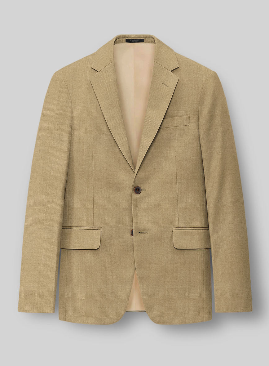 Napolean Khyber Khaki Wool Jacket - StudioSuits