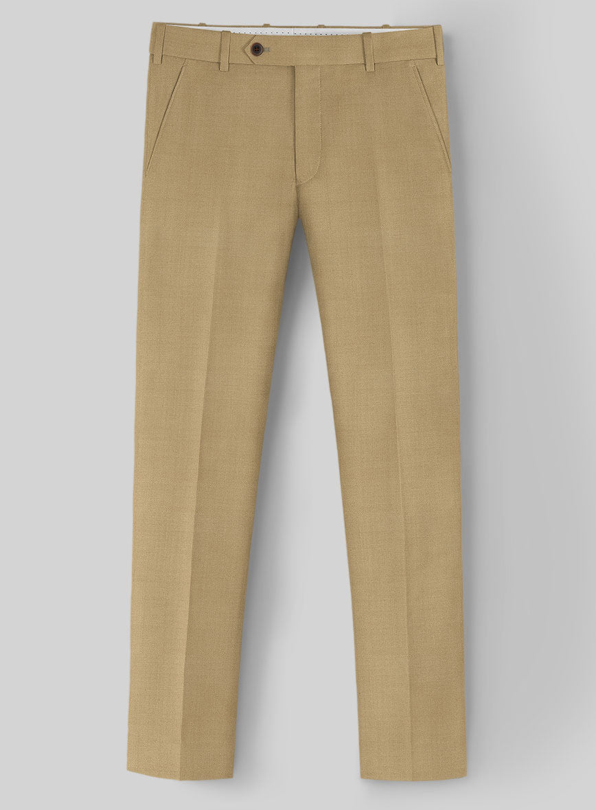 Napolean Khyber Khaki Wool Pants - StudioSuits