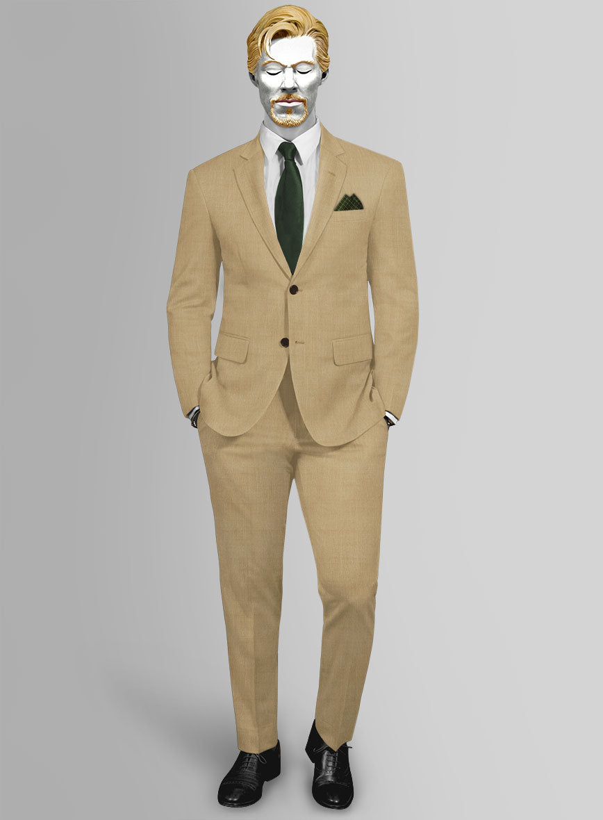 Napolean Khyber Khaki Wool Suit - StudioSuits