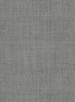 Napolean Sharkskin Light Gray Wool Jacket - StudioSuits