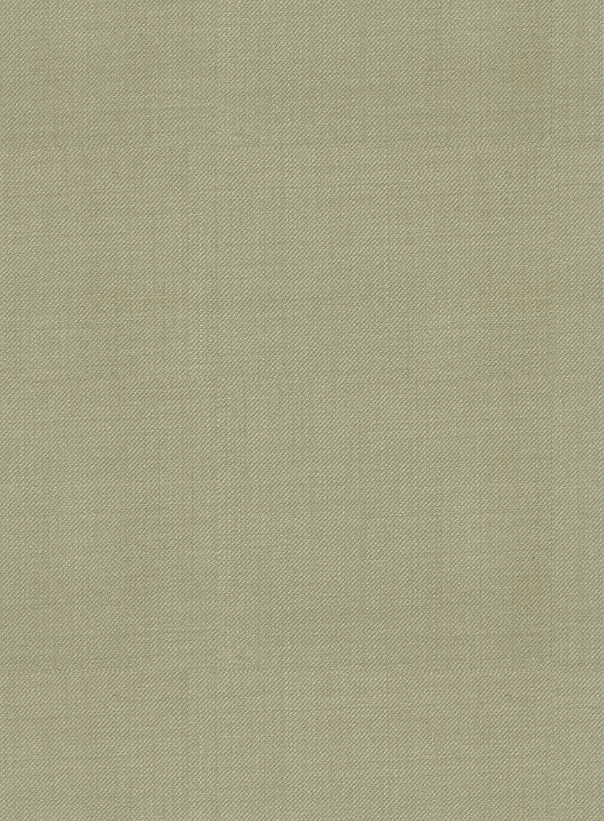 Napolean Light Khaki Wool Basel Double Breasted Jacket - StudioSuits