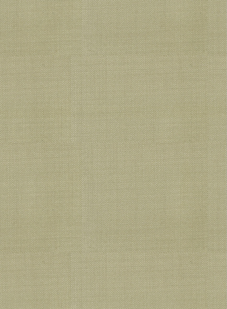 Napolean Light Khaki Wool Pants - StudioSuits