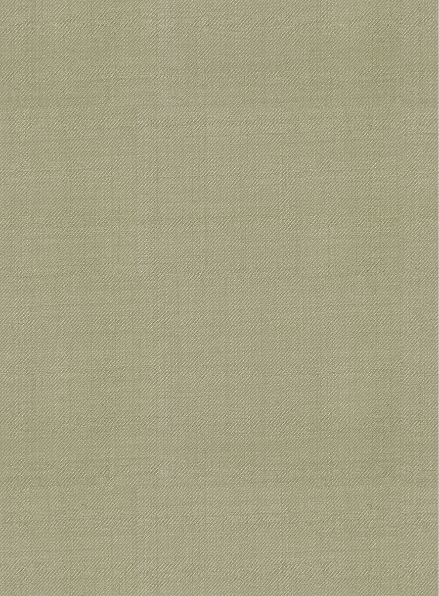 Napolean Light Khaki Wool Pants - StudioSuits