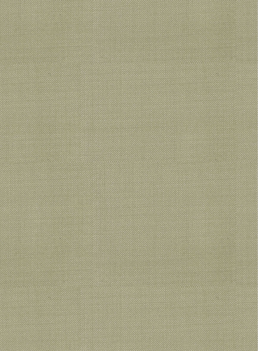 Napolean Light Khaki Wool Tuxedo Suit - StudioSuits