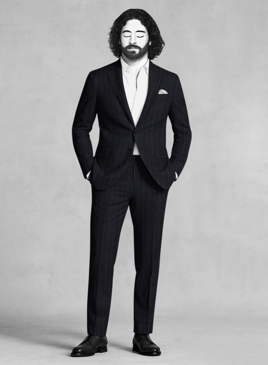 Napolean Limo Wool Suit - StudioSuits