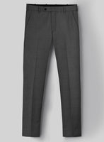 Napolean Mid Charcoal Wool Pants - StudioSuits