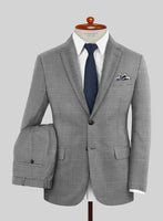 Napolean Mini Houndstooth White Wool Suit