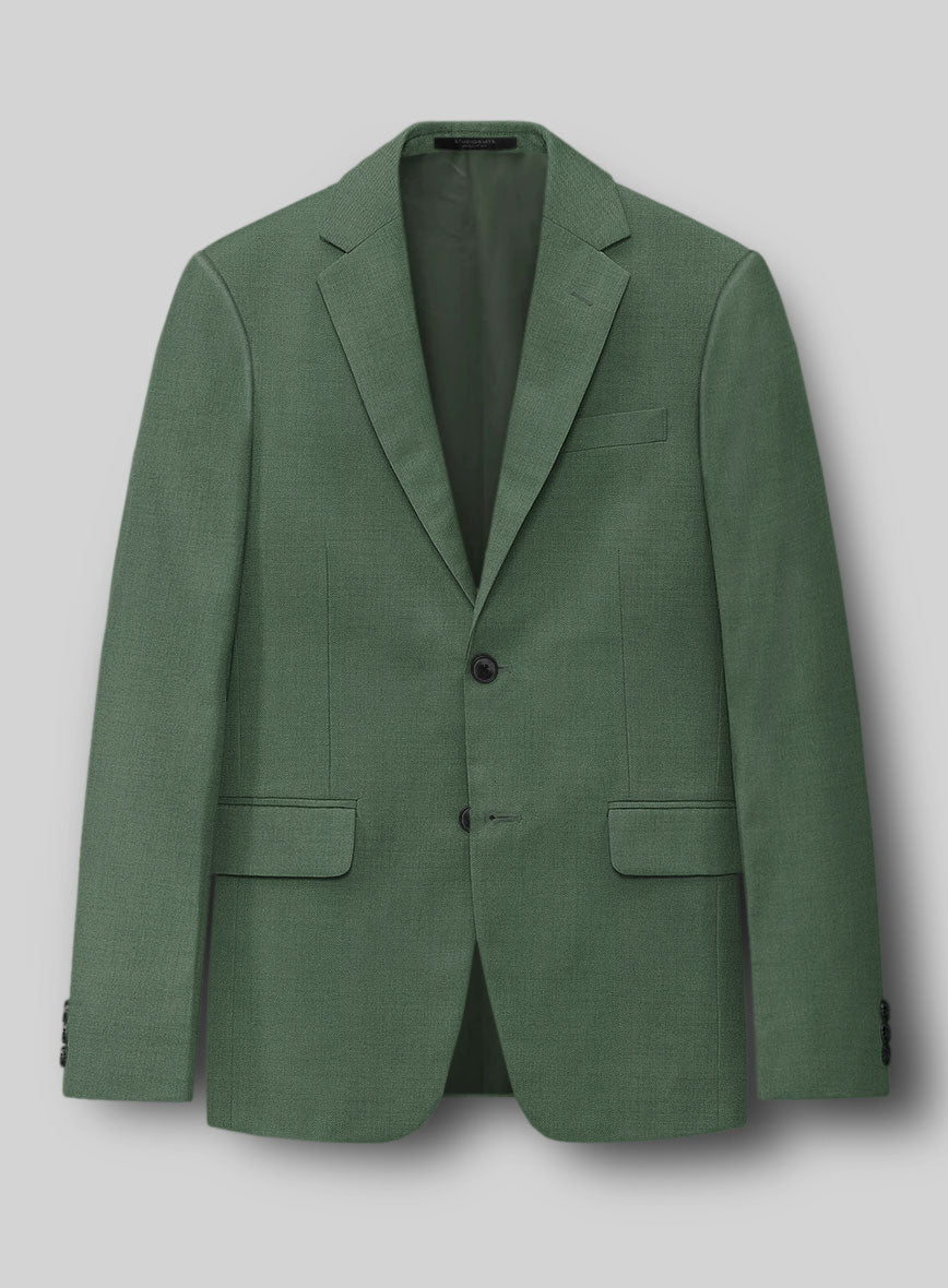 Napolean Moss Green Wool Suit - StudioSuits