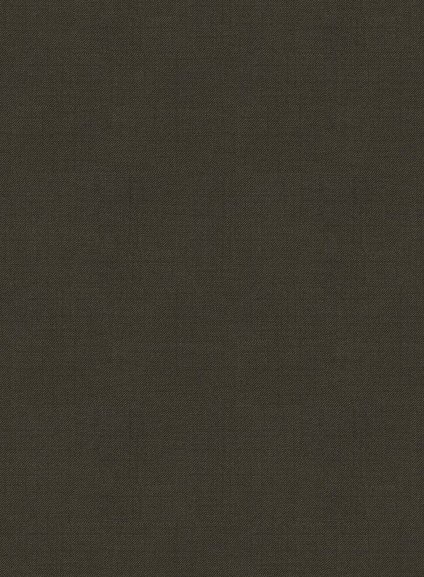 Napolean Mud Brown Wool Suit - StudioSuits