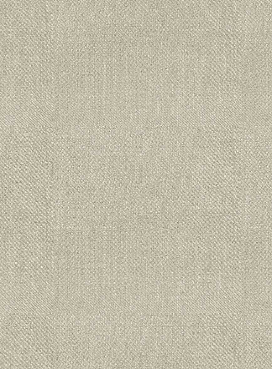 Napolean Muted Khaki Wool Pants - StudioSuits