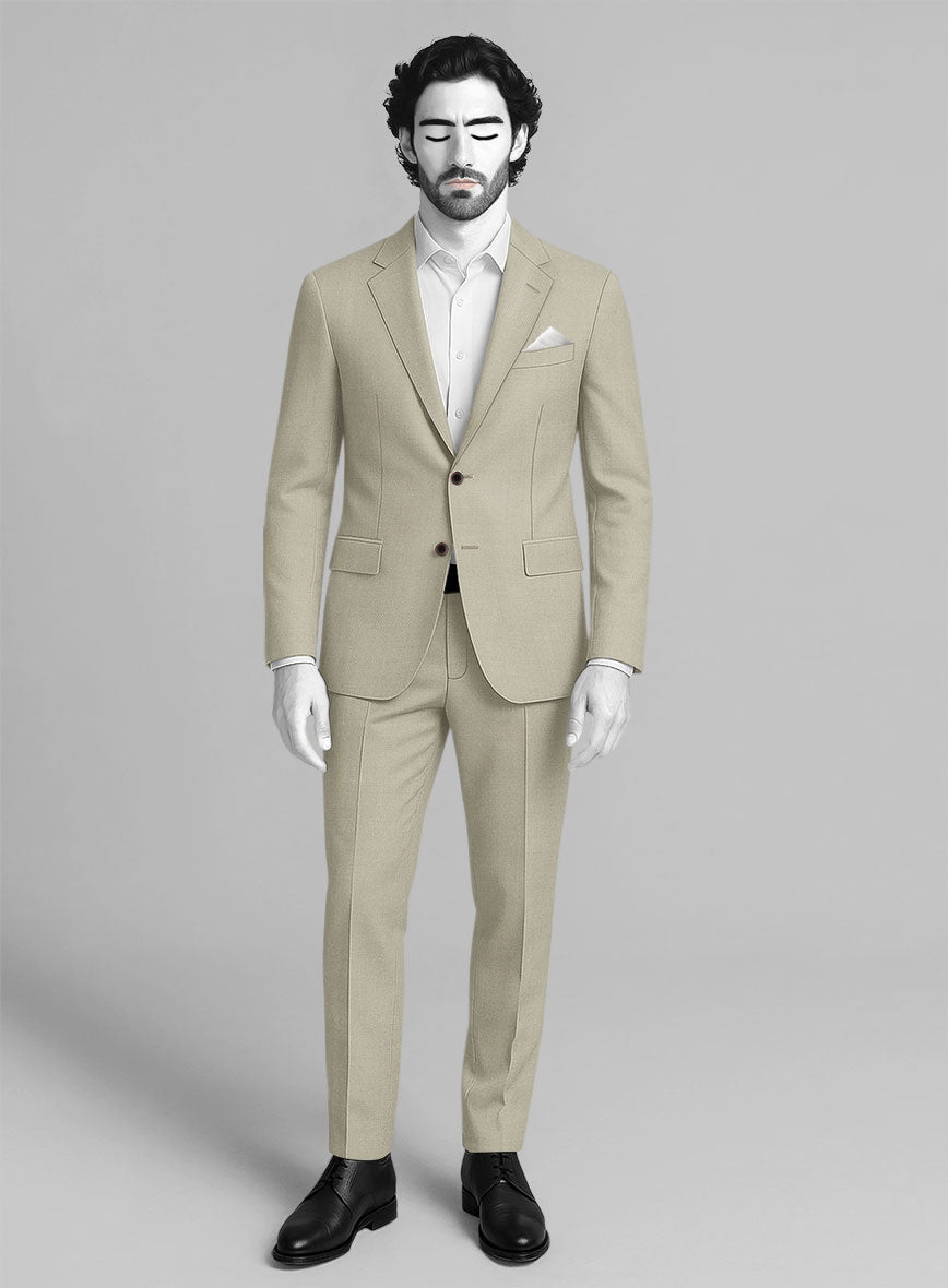 Napolean Muted Khaki Wool Suit - StudioSuits