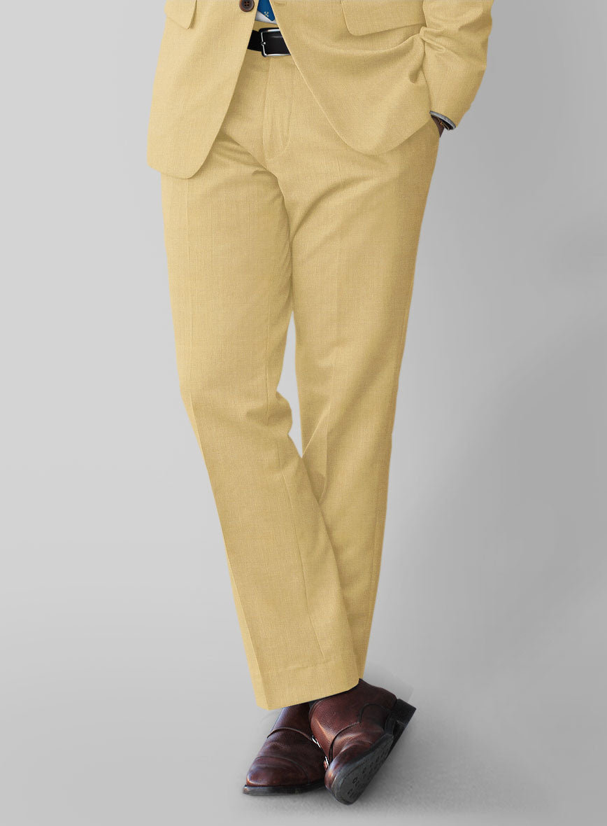 Napolean Old Khaki Wool Pants - StudioSuits