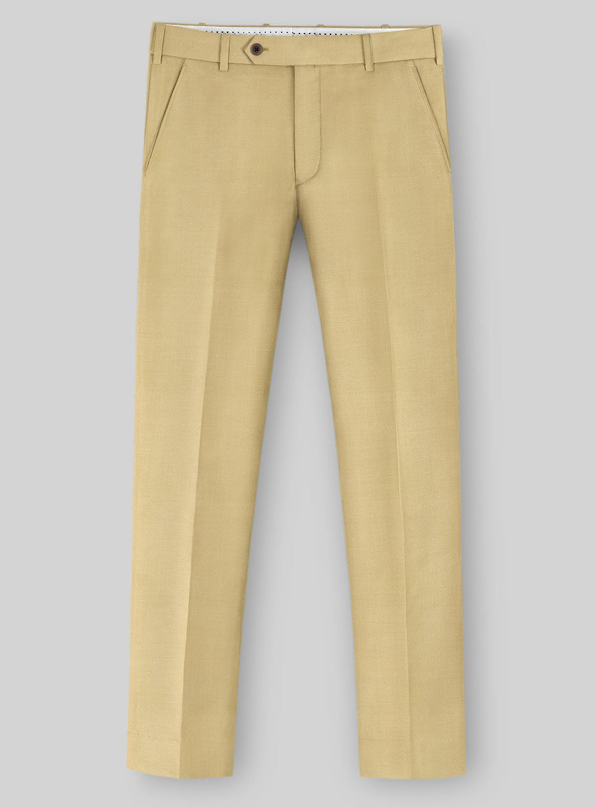 Napolean Old Khaki Wool Pants - StudioSuits