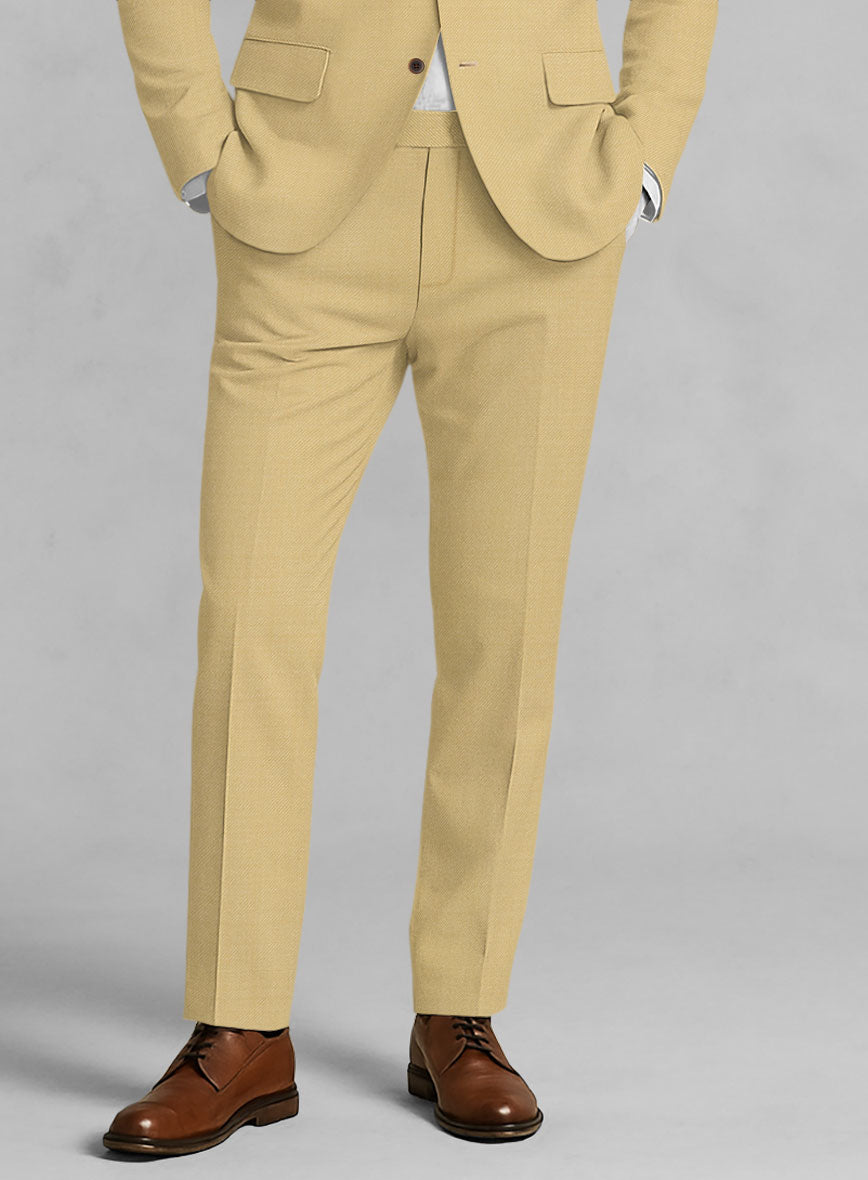 Napolean Old Khaki Wool Pants - StudioSuits