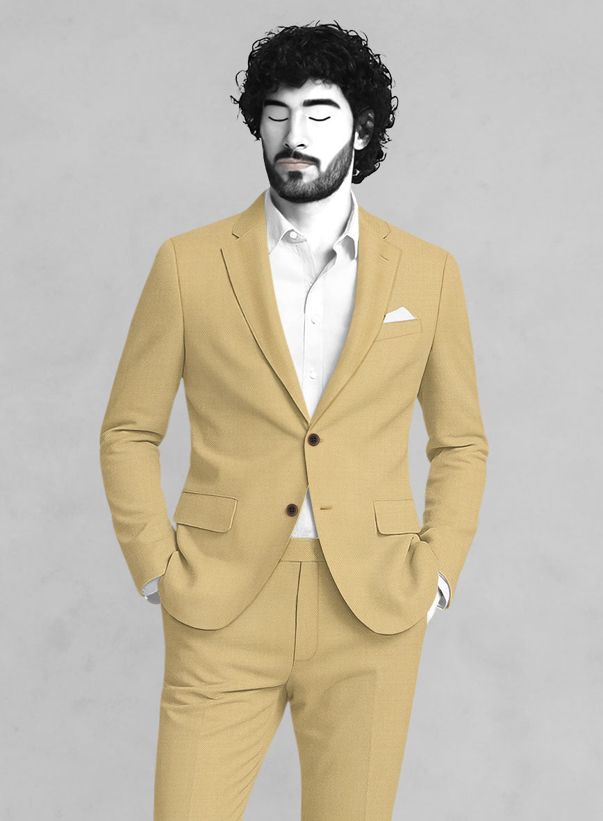 Napolean Old Khaki Wool Suit - StudioSuits