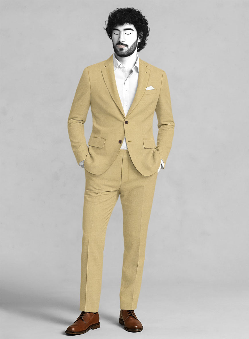 Napolean Old Khaki Wool Suit - StudioSuits