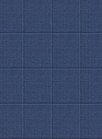Napolean Pane Blue Wool Suit - StudioSuits