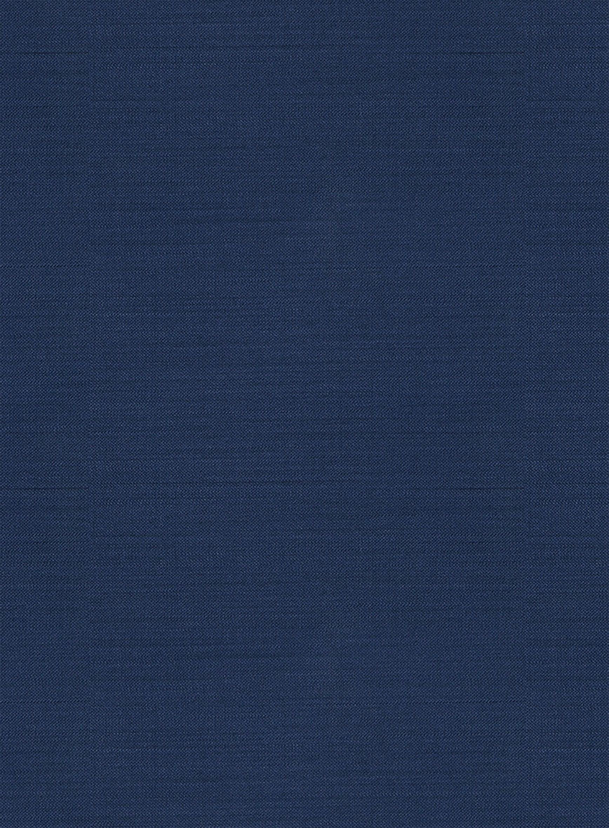 Napolean Persian Blue Wool Pants - StudioSuits