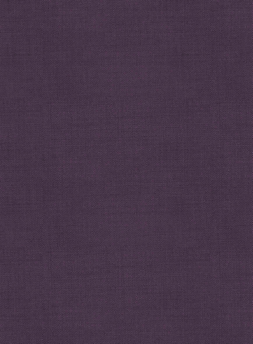Napolean Purple Wool Pants - StudioSuits