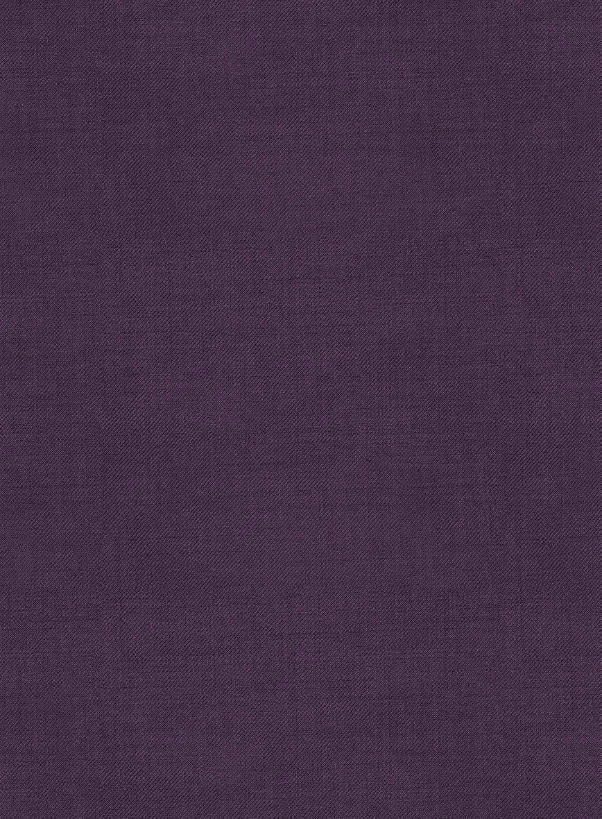 Napolean Purple Wool Tuxedo Jacket - StudioSuits