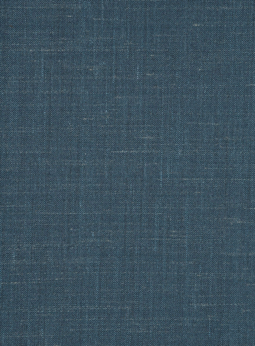 Napolean Ricci Rich Blue Wool Pants - StudioSuits