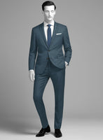 Napolean Ricci Rich Blue Wool Suit - StudioSuits