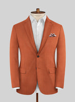 Napolean Runway Orange Wool Jacket - StudioSuits