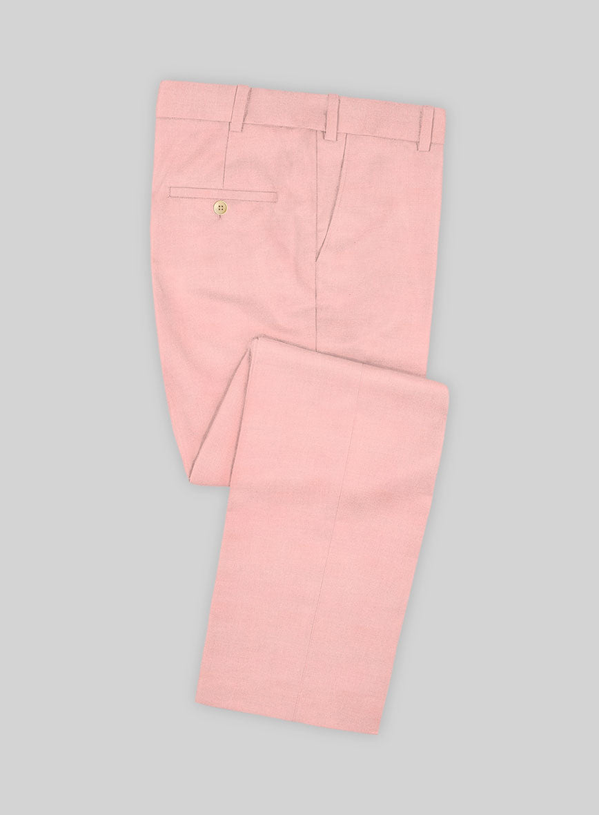 Napolean Runway Pink Wool Suit - StudioSuits