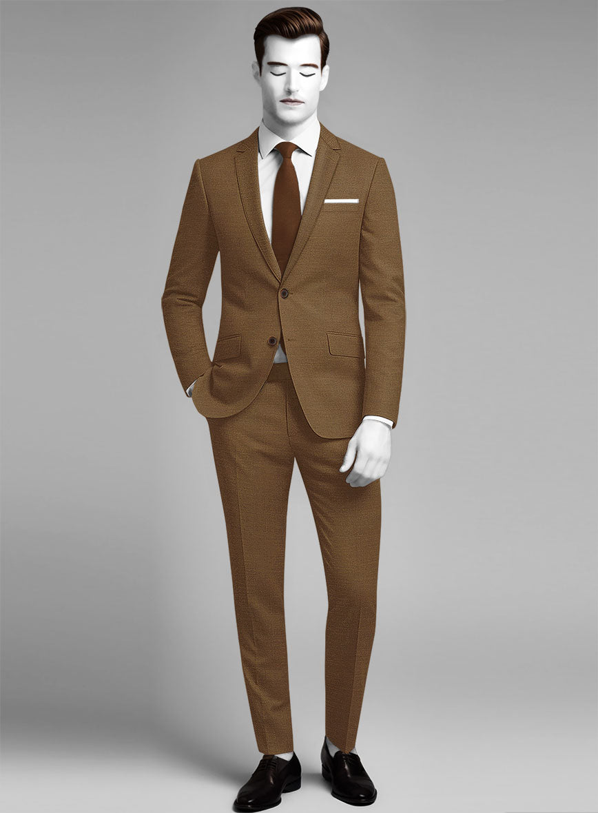 Napolean Rust Wool Suit - StudioSuits