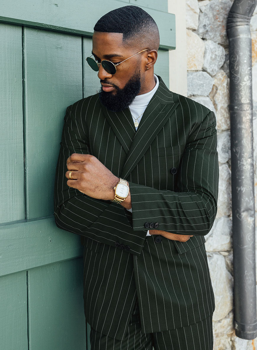 Napolean Salaza Wool Double Breasted Jacket – StudioSuits