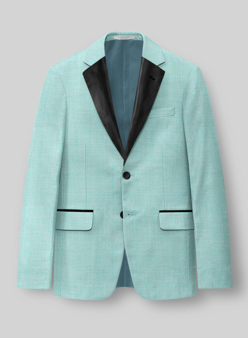 Spring Time Tux Napolean Spring Blue Wool Tuxedo Jacket – StudioSuits
