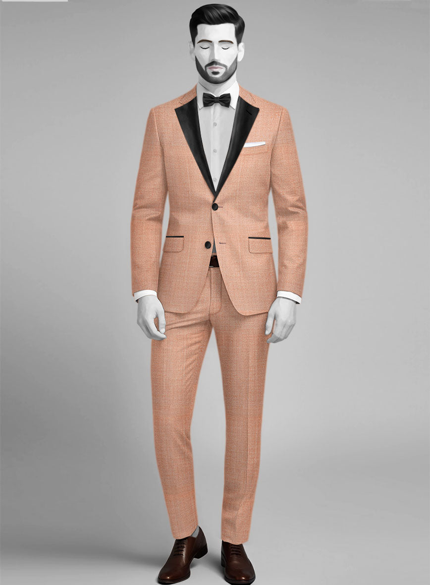 Napolean Spring Salmon Pink Tuxedo Suit – StudioSuits