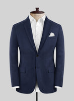 Napolean Stretch Blue Wool Suit - StudioSuits