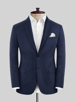 Napolean Stretch Blue Wool Suit - StudioSuits