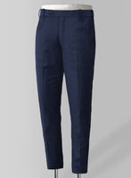 Napolean Stretch Blue Wool Suit - StudioSuits