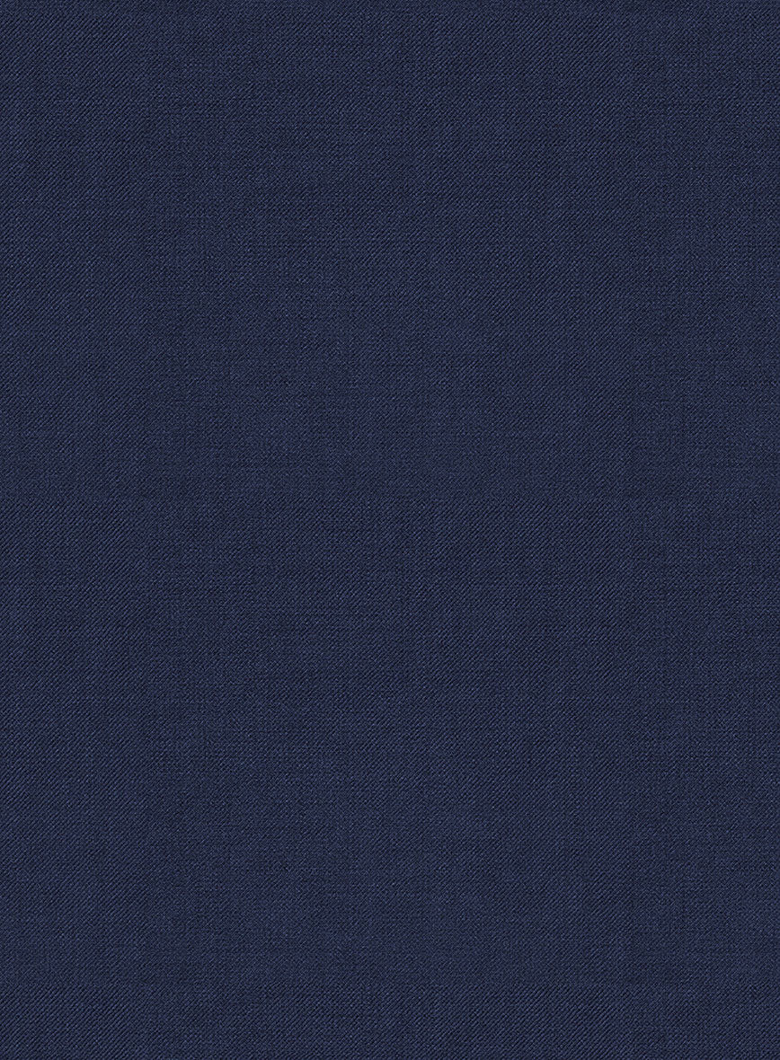 Napolean Stretch Blue Wool Suit - StudioSuits
